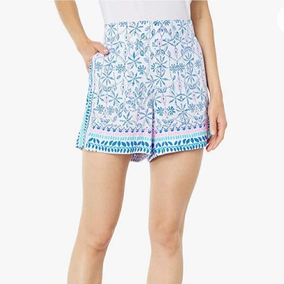 Lilly Pulitzer  Neilah Shorts in Resort White Time to Shine Engineered.Size XXS - Picture 3 of 14